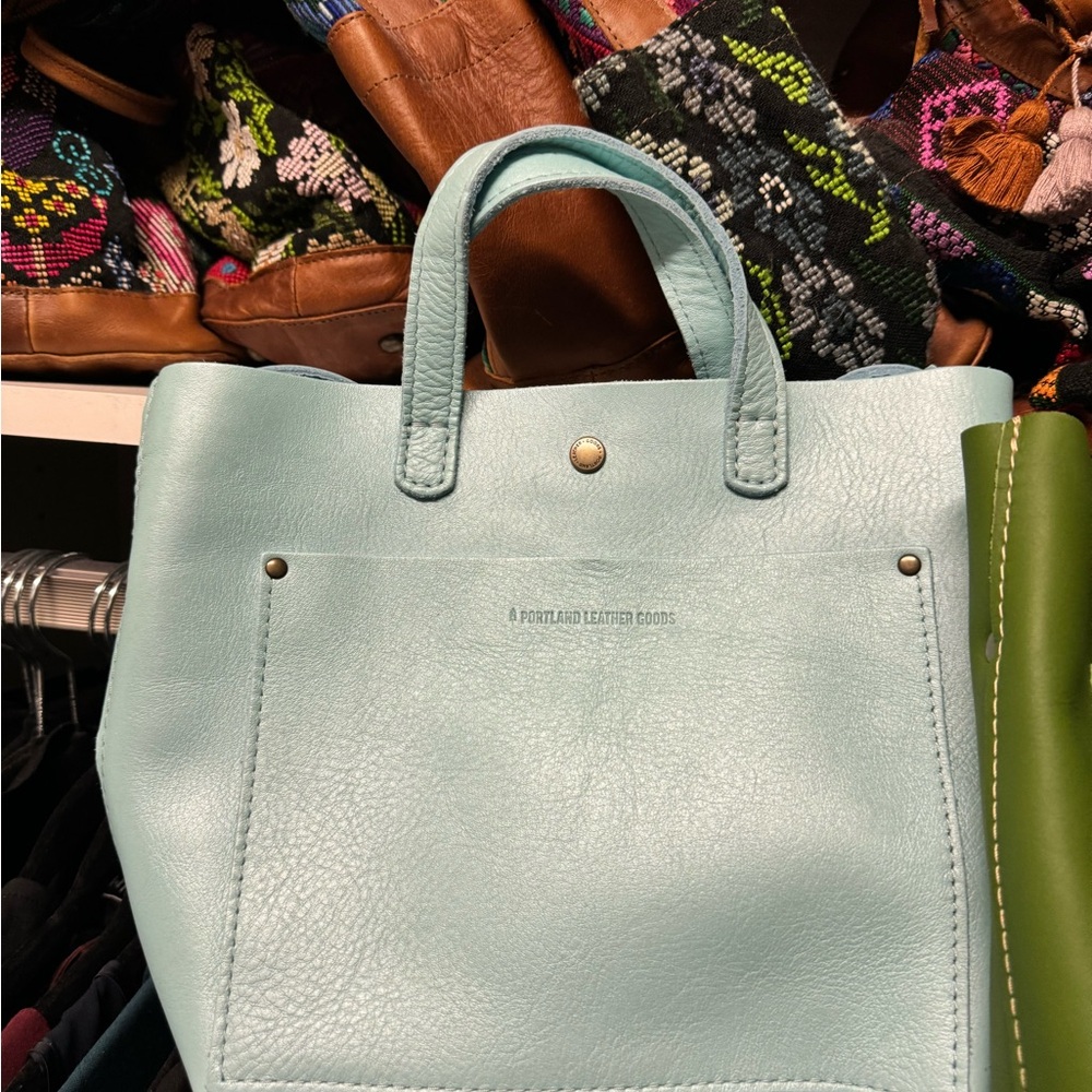Portland Leather mini Cabo tote